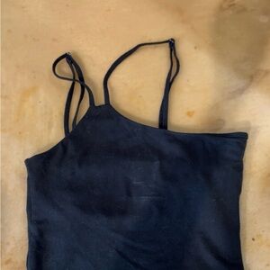 Hollister Black one shoulder tank